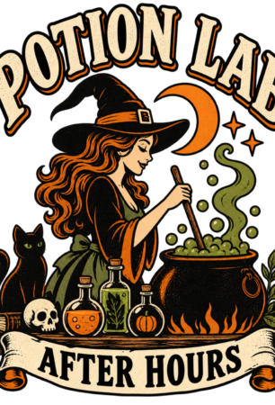 Potion Lab t-shirt design preview