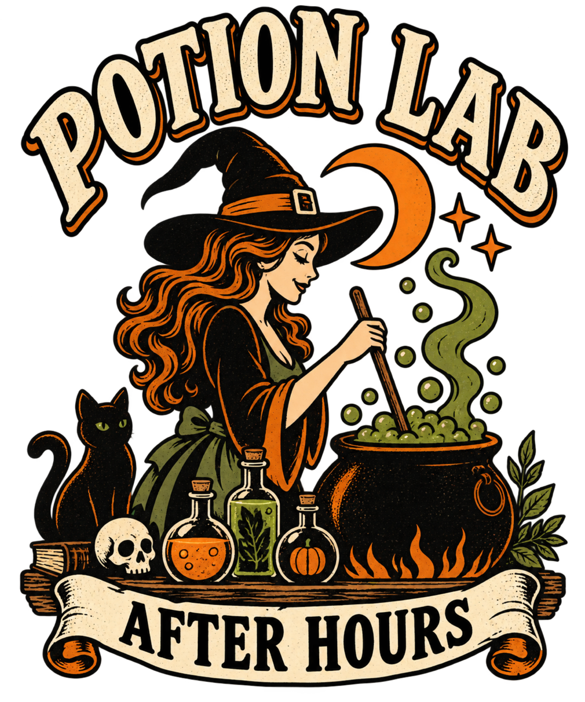 Potion Lab t-shirt design preview